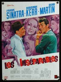 t354 MARRIAGE ON THE ROCKS French 23x31 movie poster '65 Mascii art!
