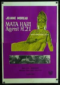 t400 MATA HARI French 27x38 movie poster '64 Jeanne Moreau