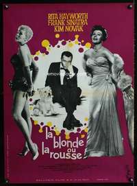 t362 PAL JOEY French 22x30 movie poster '57 Rita Hayworth, Sinatra, Novak
