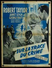 t371 ROGUE COP French 24x32 movie poster '54 Bob Taylor, Janet Leigh