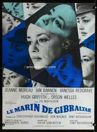 t372 SAILOR FROM GIBRALTAR French 23x32 movie poster '67 Jeanne Moreau
