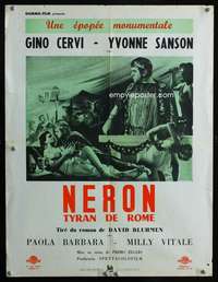 t358 NERONE E MESSALINA French 20x26 movie poster '49 Gino Cervi