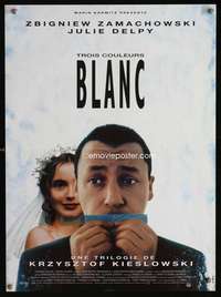 t294 THREE COLORS WHITE French 15x20 movie poster '94 Julie Delpy