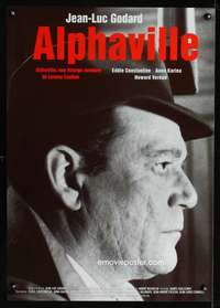 t404 ALPHAVILLE German movie poster R2000 Jean-Luc Godard, Constantine