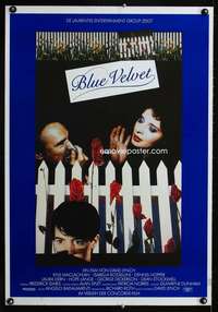 t409 BLUE VELVET German movie poster '86 David Lynch, Rossellini