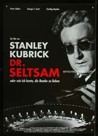 t418 DR STRANGELOVE German movie poster R2004 Kubrick, Peter Sellers