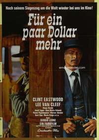 t423 FOR A FEW DOLLARS MORE German movie poster R72 Clint Eastwood
