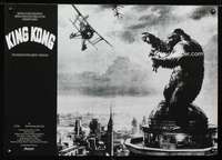 t431 KING KONG German movie poster R80s cool artwork of ape on ESB!!