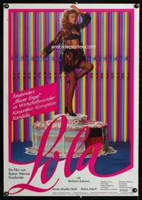 t436 LOLA German movie poster '82 Rainer Werner Fassbinder, Sukowa