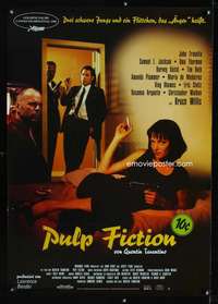 t438 PULP FICTION German movie poster '94 Uma Thurman, Tarantino