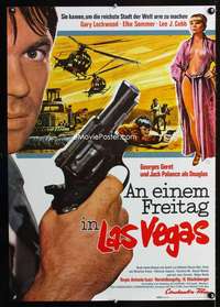 t447 THEY CAME TO ROB LAS VEGAS German movie poster '68 Gary Lockwood