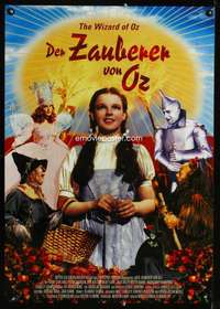 t454 WIZARD OF OZ German movie poster R2004 all-time classic!