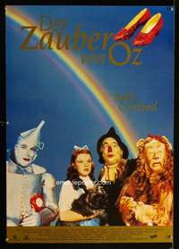 t455 WIZARD OF OZ German movie poster R90s all-time classic!