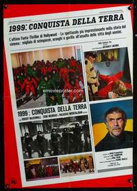 t080 CONQUEST OF THE PLANET OF THE APES lrg Italian pbusta movie poster '73