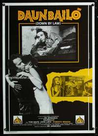 t086 DOWN BY LAW Italian 1sh movie poster '86 Jim Jarmusch, Benigni