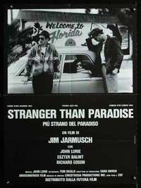 t079 STRANGER THAN PARADISE Italian 23x32 movie poster '84 Jarmusch
