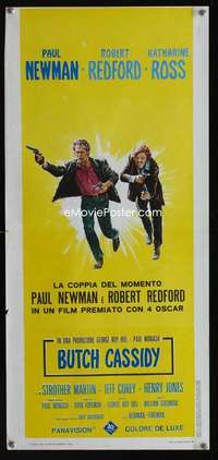 v261 BUTCH CASSIDY & THE SUNDANCE KID Italian locandina movie poster '69