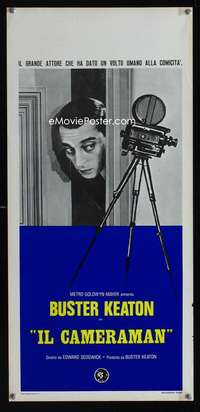 v264 CAMERAMAN Italian locandina movie poster R70 Buster Keaton