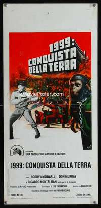 v272 CONQUEST OF THE PLANET OF THE APES Italian locandina movie poster '72
