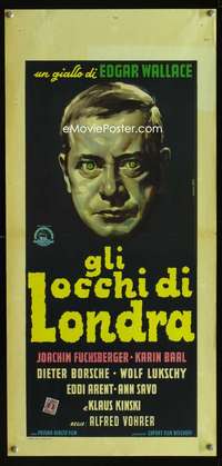 v276 DEAD EYES OF LONDON Italian locandina movie poster '65 German!