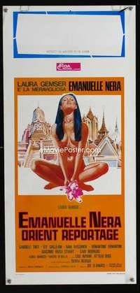 v294 EMANUELLE IN BANGKOK Italian locandina movie poster '76 sexy!