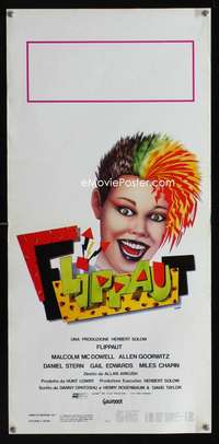 v314 GET CRAZY Italian locandina movie poster '83 Malcolm McDowell