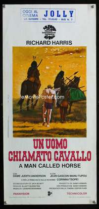 v360 MAN CALLED HORSE Italian locandina movie poster '70 Harris