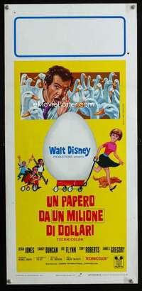 v235 $1,000,000 DUCK Italian locandina movie poster '71 Disney