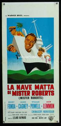 v368 MISTER ROBERTS Italian locandina movie poster R63 Fonda, Cagney
