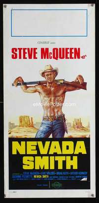 v379 NEVADA SMITH Italian locandina movie poster R70s Steve McQueen