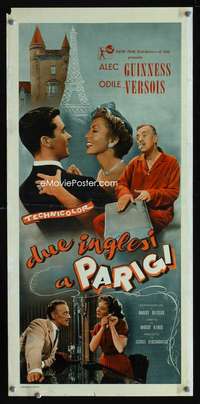 v429 TO PARIS WITH LOVE Italian locandina movie poster '55 Guinness