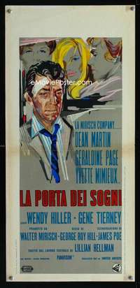 v432 TOYS IN THE ATTIC Italian locandina movie poster '63 Brini art!