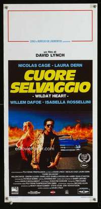 v448 WILD AT HEART Italian locandina movie poster '90 Lynch, Cage