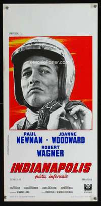 v449 WINNING Italian locandina movie poster '69 Newman, car racing!