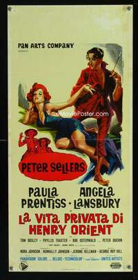 v450 WORLD OF HENRY ORIENT Italian locandina movie poster '64 Sellers