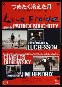 v125 LUNE FROIDE Japanese movie poster '91 Charles Bukowski, French!