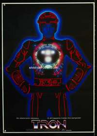 v223 TRON Japanese movie poster '82 Walt Disney sci-fi, Jeff Bridges