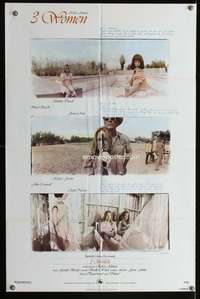 w014 3 WOMEN one-sheet movie poster '77 Robert Altman, Shelley Duvall
