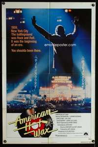 w046 AMERICAN HOT WAX one-sheet movie poster '78 Alan Freed, rock & roll!