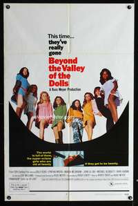 w096 BEYOND THE VALLEY OF THE DOLLS one-sheet movie poster '70 Russ Meyer