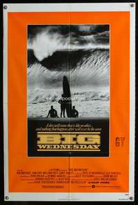 w109 BIG WEDNESDAY one-sheet movie poster '78 classic surfing movie!