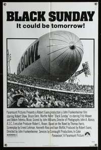 w113 BLACK SUNDAY one-sheet movie poster '77 John Frankenheimer