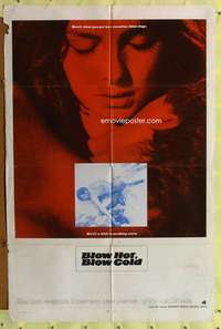 w121 BLOW HOT BLOW COLD one-sheet movie poster '68 sexy Bibi Andersson!