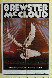 w136 BREWSTER McCLOUD style B one-sheet movie poster '71 Altman, astrodome!