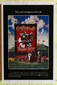 w144 BRONCO BILLY one-sheet movie poster '80 Clint Eastwood, Sondra Locke