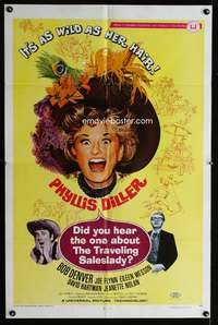 w254 DID YOU HEAR THE ONE ABOUT THE SALESLADY one-sheet movie poster '68