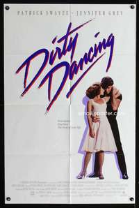 w259 DIRTY DANCING one-sheet movie poster '87 Patrick Swayze, Jennifer Grey