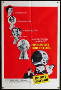 w263 DO NOT DISTURB one-sheet movie poster '65 Doris Day, Rod Taylor