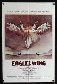 w287 EAGLE'S WING one-sheet movie poster '79 Martin Sheen, Native Americans