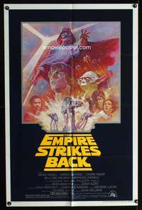 w297 EMPIRE STRIKES BACK 1sh movie poster R81 George Lucas classic!